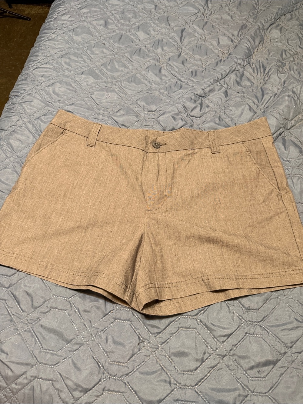 Classic Women's grey Linen-Blend Shorts
